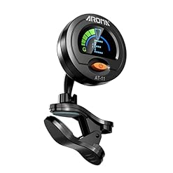 SHUIYUE AT-11 Clip-on Tuner écran Couleur pour Guitare chromatique Basse ukulélé Violon,Accordeur de Basse - Les Beatles, Paul McCartney, John Lennon, RIngo Starr, George Harrison