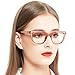 OCCI CHIARI Retro Large Frame Reading Glasses Women Cat Eye Readers 1.0 1.5 2.0 2.5 3.0 3.5 4.0 5.0 6.0(Brown 1.0)