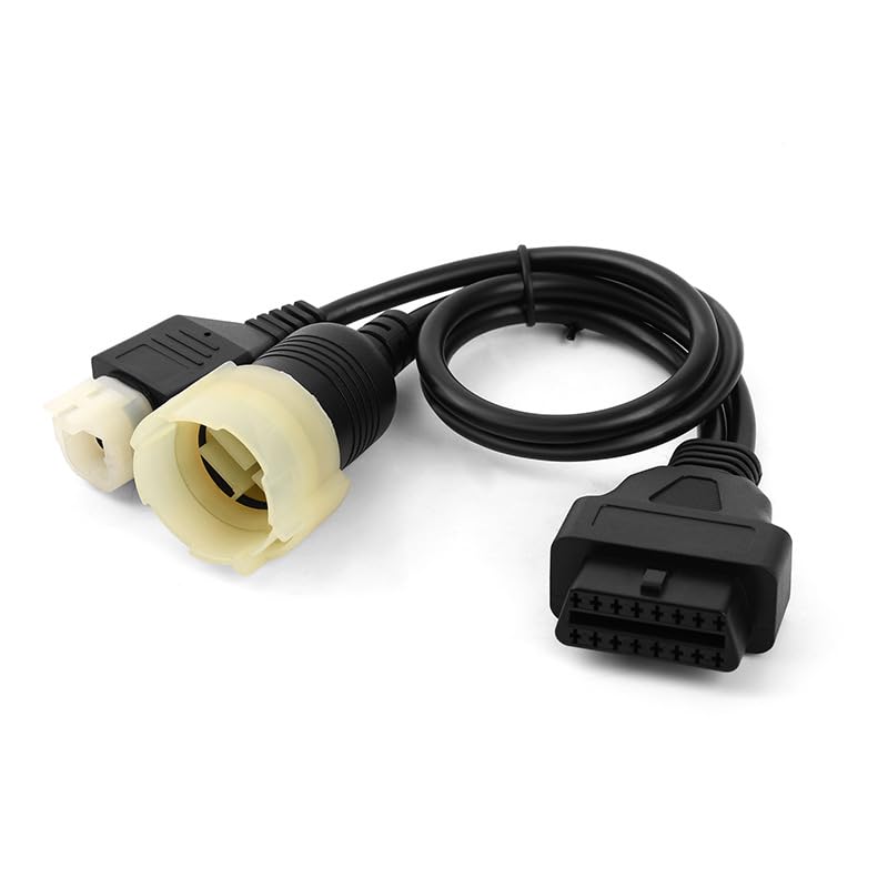 Cavo adattatore OBD2 2 in 1, cavo diagnostico OBD da 16 pin a 4 pin a 8 pin, spina OBD2 a OBD1 a 4 pin per Suzuki SDS 8.40 Jet Boat Work con lettore di codice Elm327 Obd2