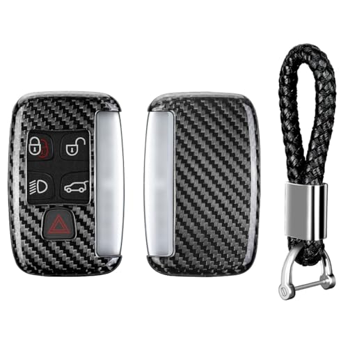 Coque de protection porte-clés fibre de verre Land Rover Jaguar argent