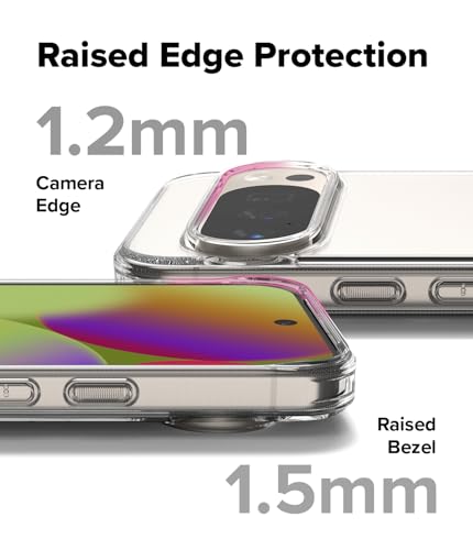 Image of Ringke Fusion Compatible with Google Pixel 10 Pro / 10 Case [Scratch Resistant Hard Back] Slim Transparent Protective Back Cover with Shockproof Bumper - Clear