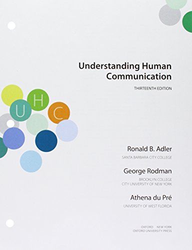 Understanding Human Communication 0190649178 Book Cover