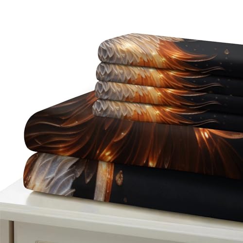 Housse de couette renard imprimée en 3D avec fermeture éclair invisible - 6