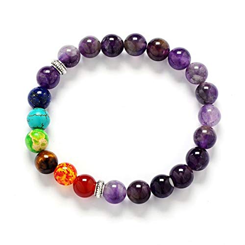 Bracelet d'améthyste en pierre naturelle, le cadeau idéal pour elle