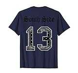 Southside black rag bandana 13 hip hop, street wear. T-Shirt