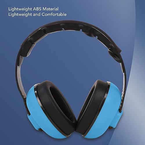 Noise Reduction Earmuffs, Large Ear Space, Wide Application, Foldable Design, Acoustic Headphones for Work