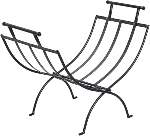 Estante Resistente para leña, para Uso Interior y Exterior, de Metal con Acabado en Polvo.
