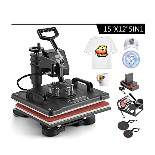 Heat Press Machine 5 in 1 Sublimadora 12x15 Heaess miniatura 6