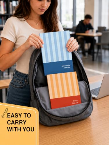 Image of DOODLE Notemate A4 Notebook Pack of 6 | 160 Pages Each | Smooth Paper | Minimal Design Notebooks for School, College, Office, Notes, Lists, Study & Everyday Writing