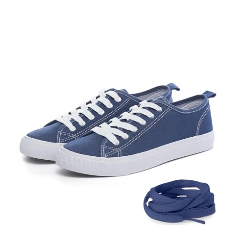 Canvas Shoes for Women Casual Low Top Sneakers Fashion Womens Tennis Shoes with Extra Laces2