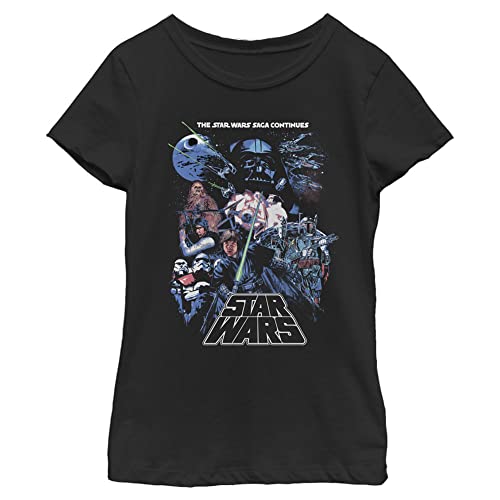 STAR WARS Saga Group Girls Short Sleeve Tee Shirt