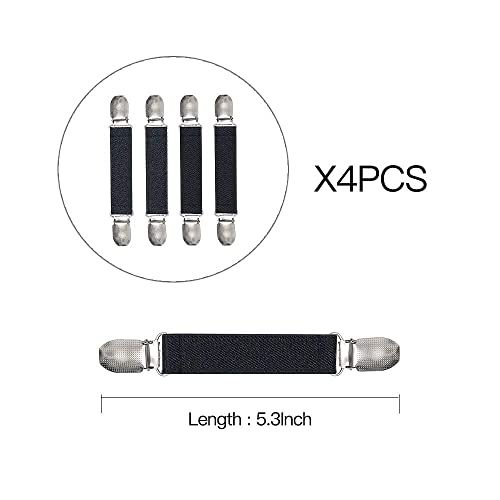 Hat Clips for Travel, Mitten Clips for Kids, Stainless Steel Elastic Glove Clips for Kids, Toddlers, Adults, Easy to Use Winter Mitten Clips, No More Lost Gloves (2)3