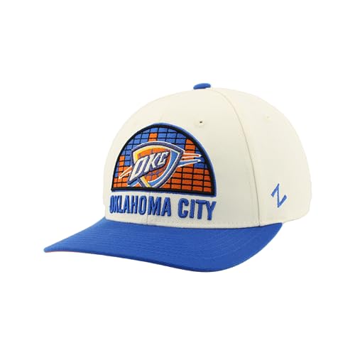 Oklahoma City Thunder NBA Officially Licensed Adjustable Snapback Hat Contender Ivory