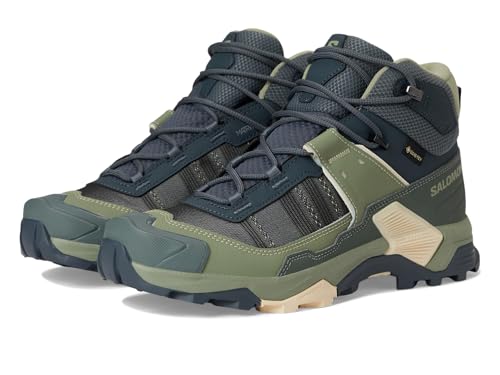 Salomon Womens X Ultra 5 Mid GTX® Turbulence/Sedona Sage/Tender Peach 5.5 Medium