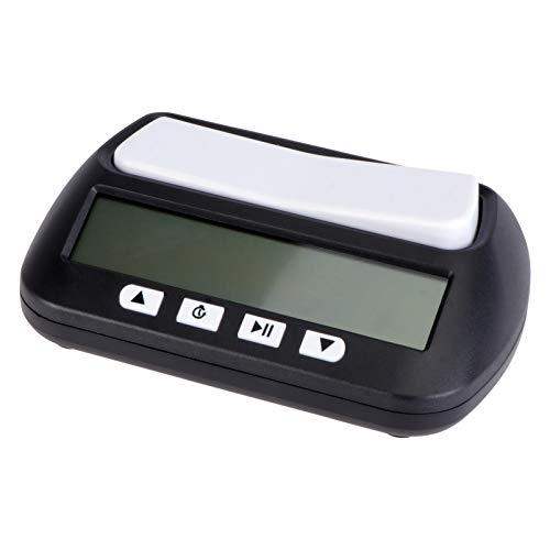 Kisangel Relógio digital de xadrez com temporizador de xadrez para jogos de tabuleiro chinês, inglês