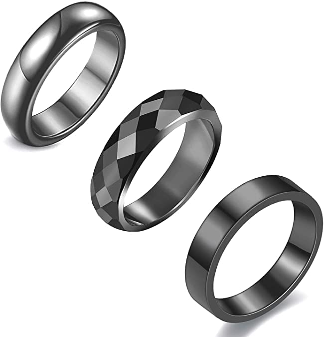 Hämatit Ringe Set - 10 Stück Kristallringe Für Damen & Herren