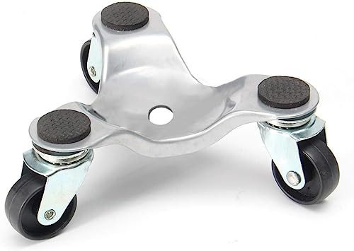 Roulette mobile à 3 roues pour meubles lourds 60 kg chariot de déplacement d'angle - 4