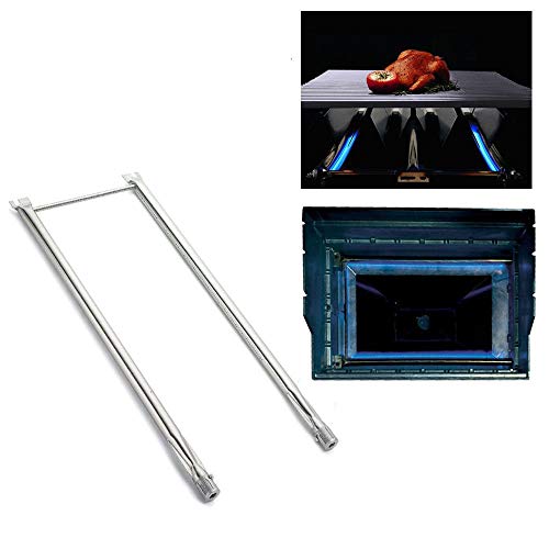Uniflasy 7507 27 Inch Grill Burner Tubes For Weber Spirit 210/200 Series E-200 E-210 S-200 S-210 (With Side Control), Spirit 500 Genesis Silver A Stainless Steel Gas Grill Burner Tube Kit #TOP5
