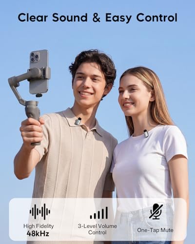 Micro cravate sans fil zealsound M6 pour smartphone iPhone et Android avec réduction de bruit