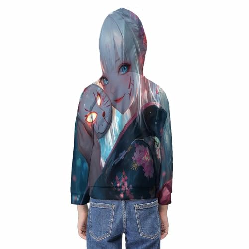 Sweat à capuche chat 3D idée cadeau originale enfant 8-10 ans