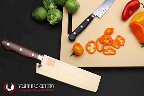 Yoshihiro Natural Magnolia Wood Saya Cover Blade Protector For Nakiri (165Mm) 6.5In #TOP7