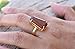 Veracity Jewelry Gold Plated Coffin Rings For Women & Girls - Jewelry For Women's Birthday Anniversary Wife Mom Girlfriend Sister - Western Style Handmade Jewelry (Garnet)