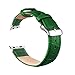 Klyingor Leather Watch Band Compatible for Apple Watch Bands 45mm 44mm 42mm, Alligator Leather Replacement Strap Wristband for Men Women Compatible with iWatch Series 8 SE2 7 6 5 4 3 2 1 SE-Green