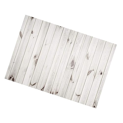 Gadpiparty Fotografie-Stoff Holzmaserung Dekorativer Hintergrund 150 X 210 cm Weiß für Den Einsatz Im