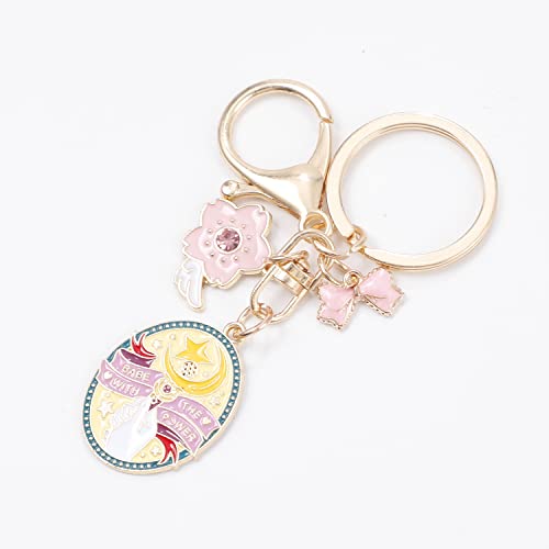 G-Ahora Moon Girl Anime Wallets With Keychain Faux Leather Coin Pocket Gift For Girls Women Moon Girl Fans (Kwc-Sailor C) #TOP4