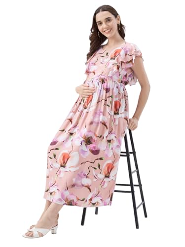 Image of AV2 Women Maternity Feeding Dress | Feeding Kurti | Nursing Dress -5071