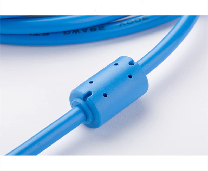 WeBert Suitable for USB-LG-XGB PLC Programming Cable XBC/XBM/K7M Series Data Download Cable Gold Plated Blue Cables