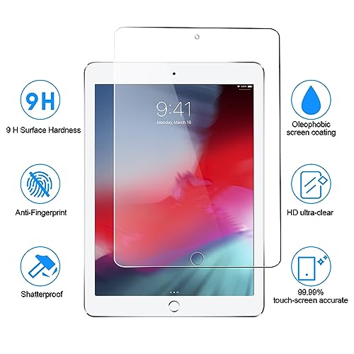 SIBEITU Screen Protector for iPad Mini 5/4th Generation, 9H HardnessTempered Glass Film Guard 7.9 inch (2 Pack)