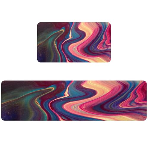Tapetes de cocina para pasillo y cuarto de lavado VAPOKF alfombrillas protectoras decorativas 2
