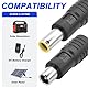 Xiatiaosann DC Power Converter Stecker Kit, DC 7909 Stecker auf DC 8020 Buchse & DC 7909 Buchse auf DC 8020 Stecker für Solarpanel RV Portable Power Station (8 Stück)