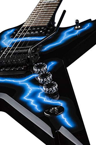 Dean Guitars Dimebag Razorback 6 String Electric Guitar, Right, Black (Rzr Ltng) #TOP4