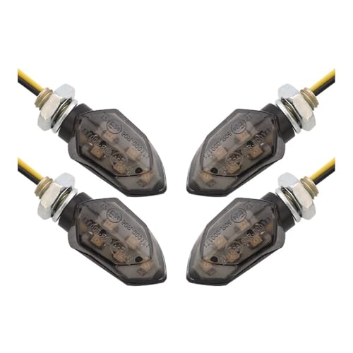 Clignotants moto 5 LED ambre 12V pour remplacer des feux défectueux