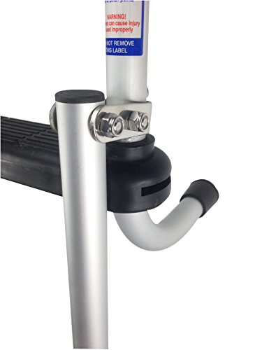 Pactrade Marine Pontoon Folding 4 Steps Tube Boarding Removable Ladder Aluminum #TOP2