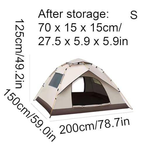 Carpa automática de montaje fácil para camping miniatura 2