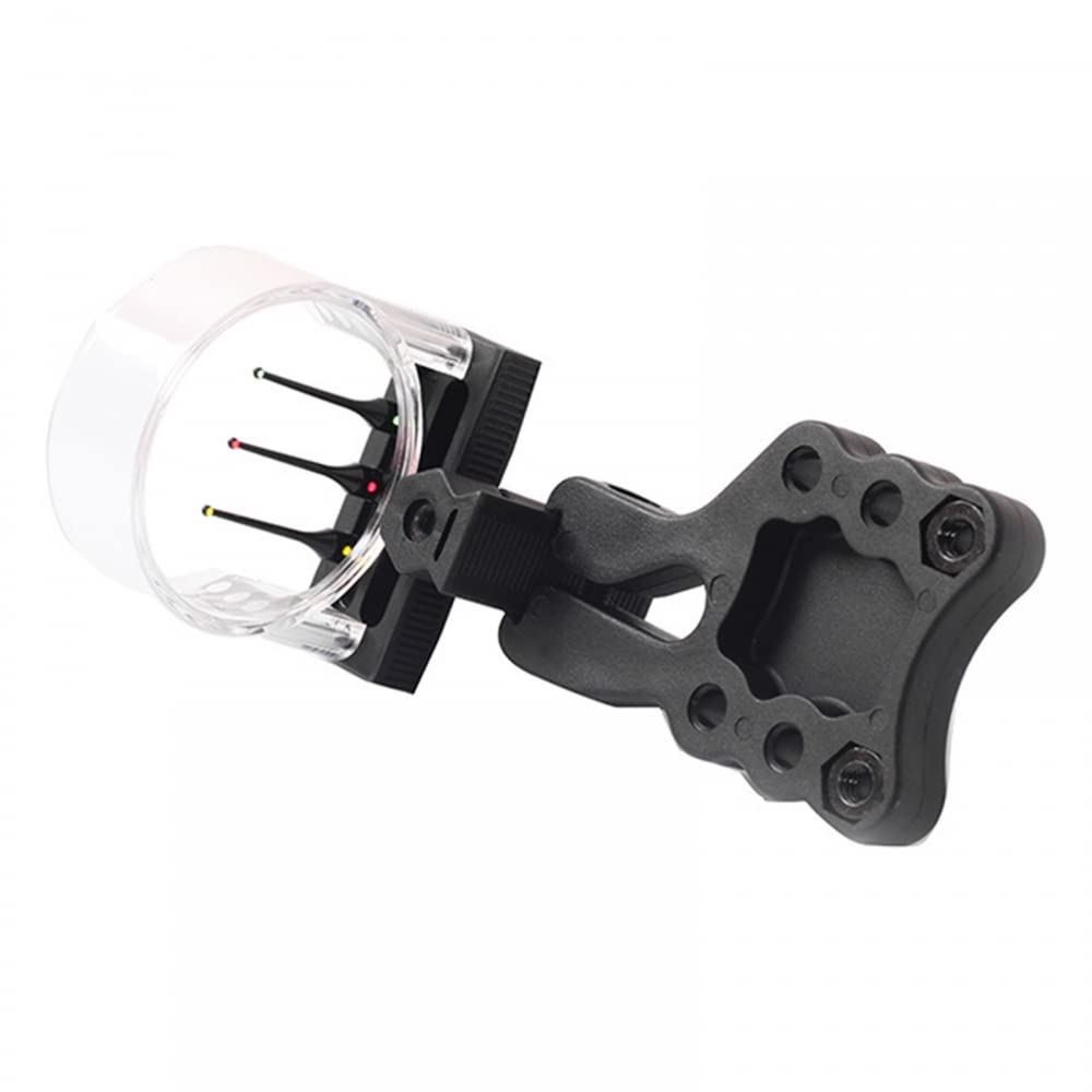 MiOYOOW Mirino ad arco composto micro regolabile 3 pin per caccia