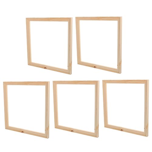 Garneck 5 Piezas Marco de Fotos de Madera para y Fotografías Marco Interior Vacío para Decoración Hogar y Oficina