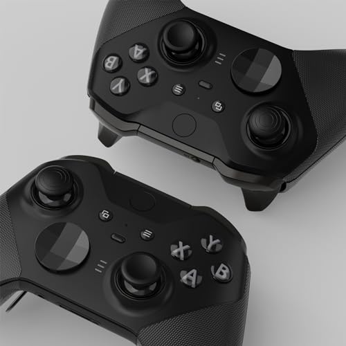 Image of eXtremeRate 6 in 1 Metal Replacement Thumbsticks Grip, Swap Magnetic Joysticks for Xbox One Elite Series 2 & Xbox Elite 2 Core Controller (Model 1797) - Black