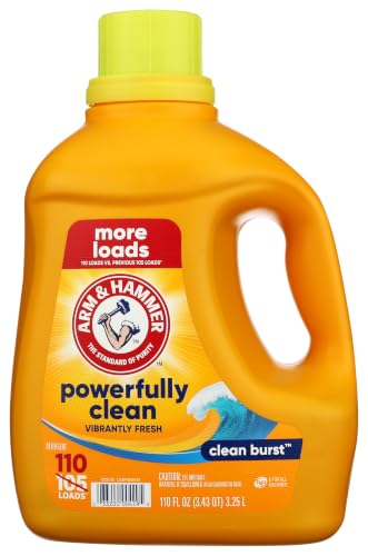 ARM & HAMMER Clean Burst, 110 Loads Liquid Laundry Detergent, 110 fl oz