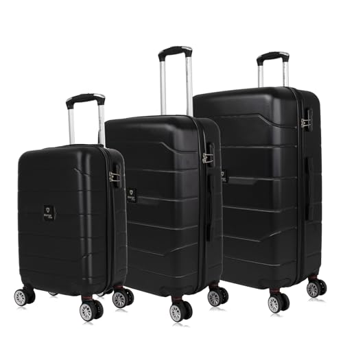 Conjunto de malas de viagem PMG Tokio preta Swiss Move