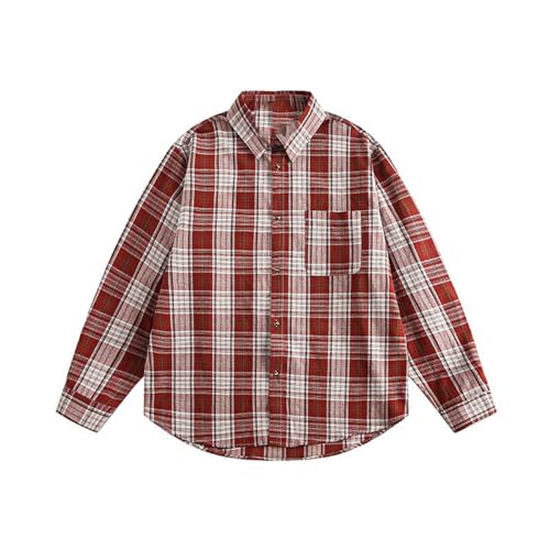 Chemise rétro à manches longues pour hommes GUOYUXIAO contre la fraîcheur de l'automne