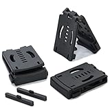 Holstopia Belt Clip for Tactical Gear, Universal Attachment Loop for Knife Sheaths, Holsters and More, 3 Pack with Screws and Nuts