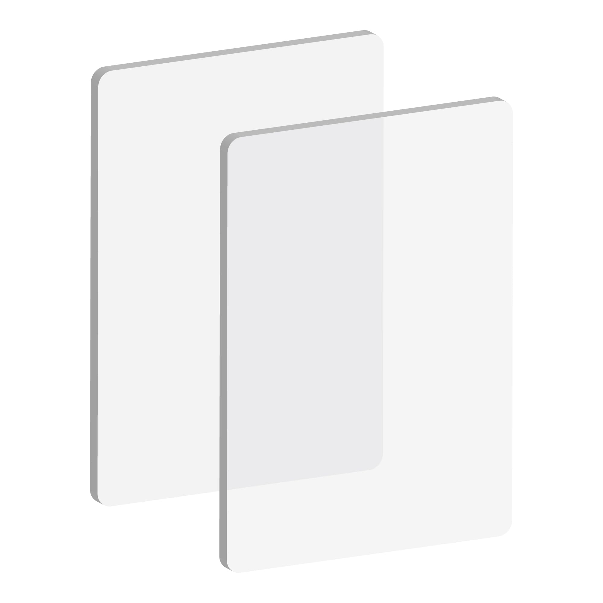 2pcs 2mm Thickness Transparent Acrylic Cutting Pads, Replaceable Die Cutting Plates for 9 inch Opening Die Cutting and Embossing Machine(8.7''x 12.6''