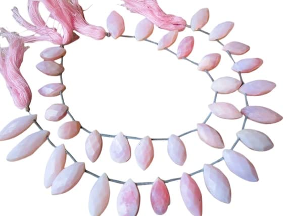 Opale rose du Pérou LKBEADS briolettes marquises de qualité gemme pour bijoux haut de gamme