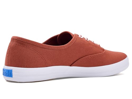 Image of Keds Women's Champion Canvas Lace-Up Rust Canvas 6.5 Wide