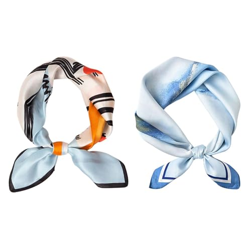 Ya en mundofriki.es: 2 Piezas De Bufandas De Seda Pequeñas De Moda, Accesorios Para Mujeres, Bufandas De Seda Retro Y Elees, Que Se Pueden Usar Como Bufandas De Cuello, Ropa De Cabeza Y Decoraciones De Embalaje.