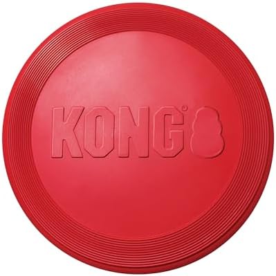 KONG Flyer - Durable Dog Toy for Outdoor Playtime - Natural Rubbe...